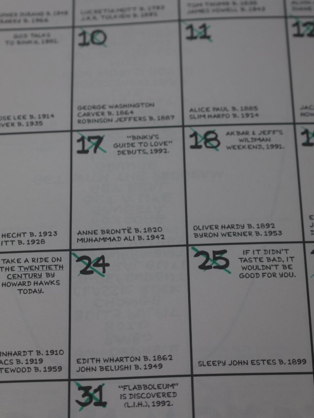 Life in Hell 1995 - 1996 16 Month Fun Calendar Matt Groening Akbar Jeff Comics - Picture 5 of 11